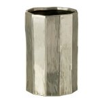 Cache - pot design 'ary' 30cm argent Cache - pot design 'ary' 30cm argent