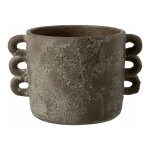Cache - pot design 'zenia' 30cm marron