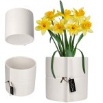 Cache pot de fleur pot de fleur en céramique couleurs 17cm - kadax Cache pot de fleur pot de fleur en céramique couleurs 17cm - kadax