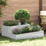 Cache - pot de jardin argent 100 x 100 x 50 cm acier galvanis� vidaxl