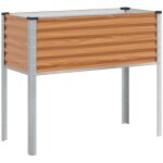 Cache - pot de jardin marron clair 100, 5 x 40, 5 x 90 cm vidaxl