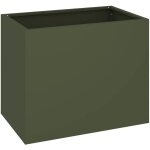 Cache - pot de jardin vert olive 50 x 32 x 40 cm vidaxl