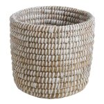 Cache pot jonc de mer pot de 21 cm - naturel Cache pot jonc de mer pot de 21 cm - naturel
