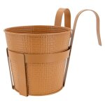 Cache - pot rebord de fentre en mtal camel