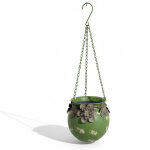 Cache pot rustique � suspendre 18x17x15cm