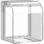 Cache prise etanche electrique murale, bo�tier de prise �tanche, couvercle de prise de courant en utilisation ...