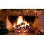 Cache radiateur magn�tique chemin�e d'hiver no�l 60x100