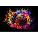 Cache - radiateur magn�tique d�coratif pour chambre d'adolescent - basketball