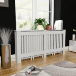 Cache - radiateur, rev�tement de radiateur blanc mdf 172 cm cfw25105