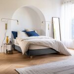Someo - cache - sommier anthracite leave 140x190 cm Someo - cache - sommier anthracite leave 140x190 cm