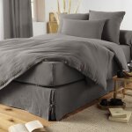 L'effet papillon - cache - sommier 'gaïa' toutes dimensions 'gaze de coton' - couleur: gaïa granit - ... L'effet papillon - cache - sommier 'gaïa' toutes dimensions 'gaze de coton' - couleur: gaïa granit - ...