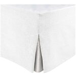 Cache sommier home linge passion 140 x 190 cm 30 cm blanc