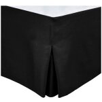 Cache sommier - home linge passion - 140 x 190 cm + 30 cm - noir