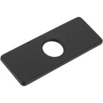 Cache trou evier, cach robinet, rosace inox, plaque de trou d'�vier, de cuisine pour robinet de salle ...