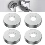 Cache tuyau radiateur 4pcs rosaces de douche d�coratives 3 tailles en 1 rosaces de recouvrement tuyaux ...
