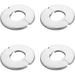 Cache tuyau radiateur acier inoxydable 4 pi�ces rosace de robinetterie cache mitigeur douche couvercle ...