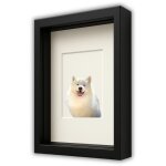 Cadre 3d profond 30x40 cm pour bricolage en mousse pour photos, couleur noire