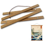 Cadre d'affiche magn�tique en bois clair, 30 cm, cadre en bois de pin marron