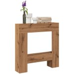 Vidaxl - cadre de chemin�e ch�ne artisanal 81x18x82 cm bois ing�nierie