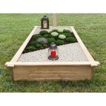 Cadre funéraire en bois ? cadre en bois pour tombe ? entourage de tombe 190x90x20 cm ? chêne massif ? ... Cadre funéraire en bois ? cadre en bois pour tombe ? entourage de tombe 190x90x20 cm ? chêne massif ? ...