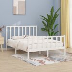 The living store cadre de lit sans matelas blanc 160x200 cm bois massif - cadre de lit - lit double - ... The living store cadre de lit sans matelas blanc 160x200 cm bois massif - cadre de lit - lit double - ...