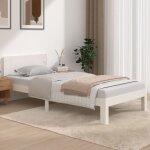 The living store cadre de lit sans matelas blanc 90x190 cm - cadre de lit - lit simple - lit en bois ... The living store cadre de lit sans matelas blanc 90x190 cm - cadre de lit - lit simple - lit en bois ...