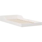 Cadre de lit blanc bois massif en pin vidaxl