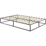 Tectake - cadre de lit design intemporel, cadre plateforme avec espace de rangement sous le lit capacit� ...