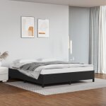 The living store - cadre de lit sans matelas noir 180x200 cm similicuir - cadre de lit - lit double - ... The living store - cadre de lit sans matelas noir 180x200 cm similicuir - cadre de lit - lit double - ...