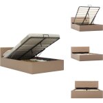 Cadre de lit  rangement hydraulique sans matelas 120x200 cm - lit double - lit coffre - lit hydraulique ...
