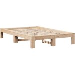 Cadre de lit sans matelas 120x190 cm bois de pin massif vidaxl Cadre de lit sans matelas 120x190 cm bois de pin massif vidaxl