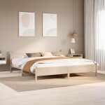 Cadre de lit sans matelas 180x200 cm bois massif de pin vidaxl
