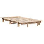 Cadre de lit sans matelas 90x190 cm bois de pin massif vidaxl
