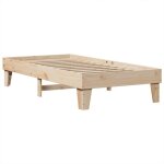 Cadre de lit sans matelas 90x190 cm bois de pin massif vidaxl