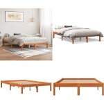 Cadre de lit sans matelas cire marron 140x190cm bois pin massif - cadre de lit - lit double - bois massif ... Cadre de lit sans matelas cire marron 140x190cm bois pin massif - cadre de lit - lit double - bois massif ...