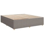 Cadre de lit sans matelas taupe 200x200 cm tissu vidaxl