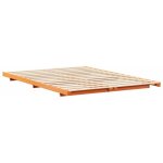 Cadre de lit surlev marron cire 160 x 210 cm vidaxl