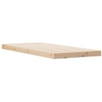 Cadre de lit surlev naturel 100 x 210 cm bois de pin massif vidaxl