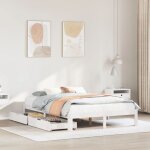 Torana - cadre de lit avec tiroirs sans matelas blanc 140x190 cm Torana - cadre de lit avec tiroirs sans matelas blanc 140x190 cm