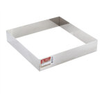 Cadre � p�tisserie carr� inox 24 cm h 4. 5 cm - alice d�lice