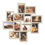 Cadres ple - mle, 12 cadres pour photos 10x15 cm, galerie photo murale, multi - cadres, dcoration ...