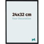 Yd. - cadre photo 24x32 - noir mat - plastique - bordeaux