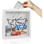 Cadre photo 3d � remplir, cadre photo avec espace de rangement, support pour tableau, 20 x 20 x 4, 4 ...