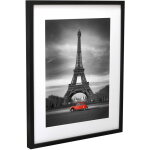 Cadre photo / affiche 40x50 cm avec passe - partout 30x40 a3 noir bd art
