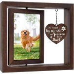 Cadre photo en bois pour chien et chat - cadre photo 3d avec 2 photos - pivotant � 360� - cadre photo ...