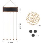 Cadre photo mural p�le m�le photos, cadre photo collage avec 30 petites pinces en bois, pour accrocher ...