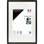 Cadre photo noir 40x60 cm et 60x40 cm, passe - partout int�gr� ? convient au - effet caisse ? cadre photo ...