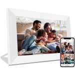Cadre photo num�rique 8 go de m�moire 7 pouces, �cran tactile ips hd 1024 x 600 cadre photo �lectronique, ...