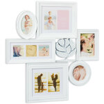 Relaxdays - cadre photo ple - mle, 10 images, collage mural, plastique, souvenirs, famille, hxl 70, ...