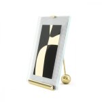 Cadre photo en verre stri� flute